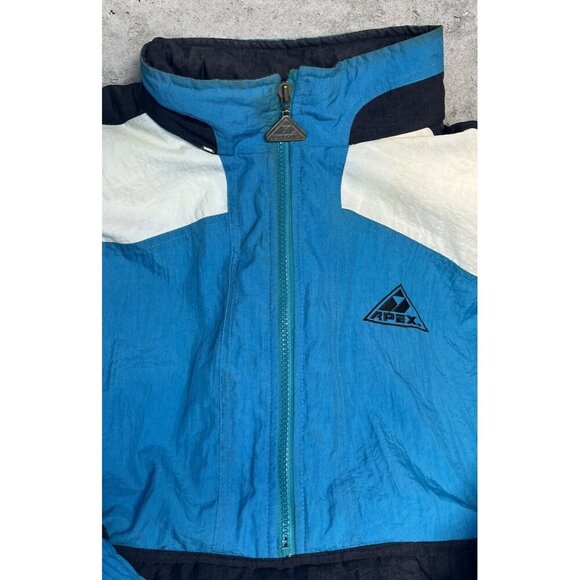 Vintage San Jose Sharks Logo Apex One Half-Zip Jacket Size Large 90s NHL - Picture 2 of 10
